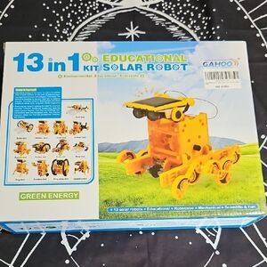 13-in-1 Educational Solar Robot Kit - Yellow